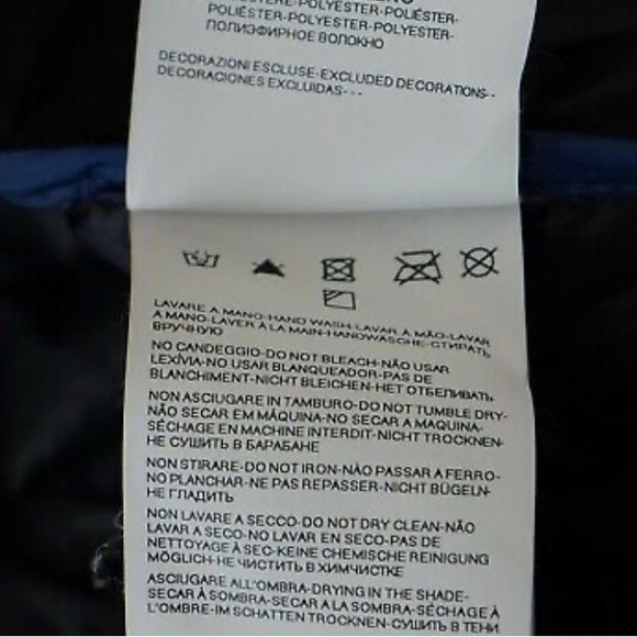 ARMANI JEANS OMBRE PUFFER WOMAN JACKET SIZE 6 - Picture 6 of 12